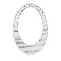 Zilveren hanger met zirkonen