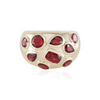 Gouden ring met een Tanzania robijn (de Melo)