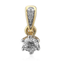 Gouden hanger met een IF Diamant (D)