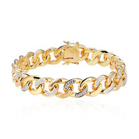 Messingen armband met een I3 (I) Diamant (Juwelo Style)