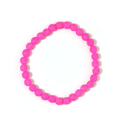 Armband met Roze Lavastenen