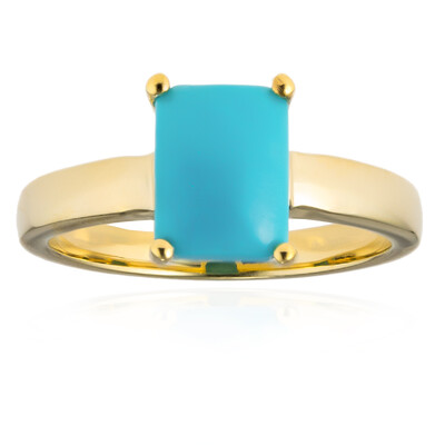 Zilveren ring met een Sleeping Beauty Turkoois