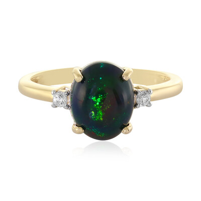Gouden ring met een Mezezo opaal (Adela Gold)