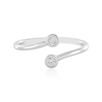 Zilveren ring met zirkonen