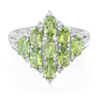Zilveren ring met Paraiba toermalijnen