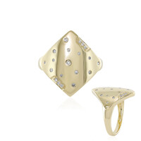 Gouden ring met SI2 (H) Diamanten (de Melo)