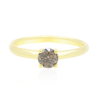 Gouden ring met een SI2 Argyle Champagne Diamant (de Melo)