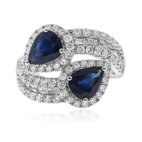 Gouden ring met Ceylon saffieren (CIRARI)