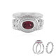 Zilveren ring met een Malawi Granaat (Dallas Prince Designs)