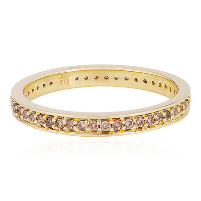 Gouden ring met I4 Champagne Diamanten