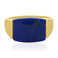 Zilveren ring met een lapis lazuli
