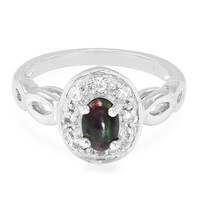 Zilveren ring met een Mezezo opaal