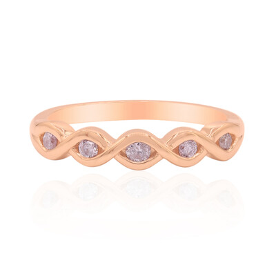 Gouden ring met een I3 Argyle Diamant (Mark Tremonti)