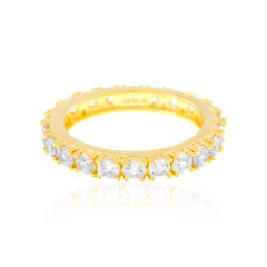 Zilveren ring met zirkonen