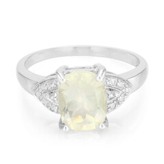 Zilveren ring met een Orthoklaas