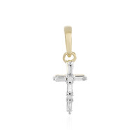 Gouden hanger met SI1 (H) Diamanten