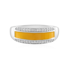 Zilveren ring met zirkonen