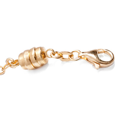 Gouden mageneetsluiting  type 5 - 3-6 cm ca 2,5 g