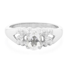 Zilveren ring met een Himalaya beril