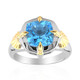 Zilveren ring met een Zwitsers-blauwe topaas (Remy Rotenier)