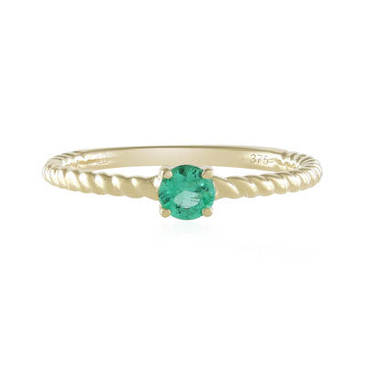 Gouden ring met een Russische smaragd