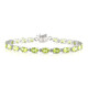 Zilveren armband met peridoots
