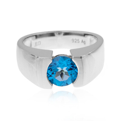 Zilveren ring met een Marambaia-topaas
