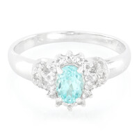 Zilveren ring met een Blauwe apatiet