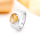 Zilveren ring met een rutielkwarts