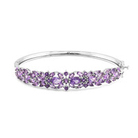 Zilveren armband met amethisten