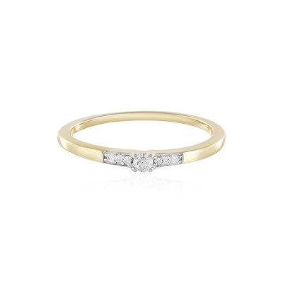 Gouden ring met een SI1 (I) Diamant