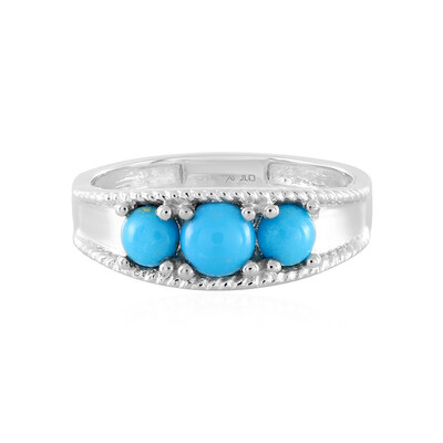 Zilveren ring met een Sleeping Beauty Turkoois (Anne Bever)