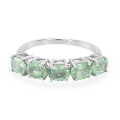 Zilveren ring met Munt Kyanieten