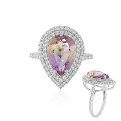 Zilveren ring met een Anahi Ametrien