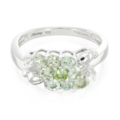 Zilveren ring met Paraiba toermalijnen