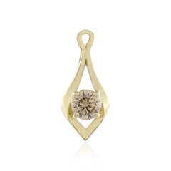 Gouden hanger met een I2 Champagne Diamant