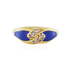Zilveren ring met tanzanieten