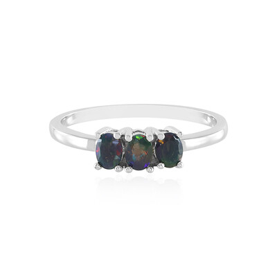 Zilveren ring met Mezezo opalen