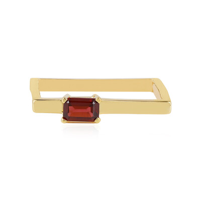 Zilveren ring met een Indische Granaat