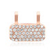 Zilveren hanger met zirkonen (MONOSONO COLLECTION)