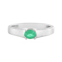 Zilveren ring met een Ethiopische smaragd
