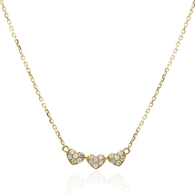 Gouden halsketting met I1 (H) Diamanten (CIRARI)
