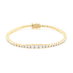 Zilveren armband met zirkonen