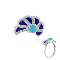 Zilveren ring met een Sleeping Beauty Turkoois
