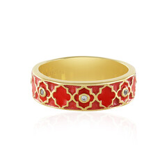 Zilveren ring met zirkonen