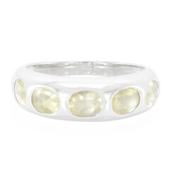 Zilveren ring met maanschemer zonnestenen