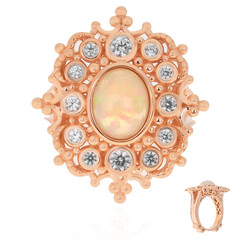 Zilveren ring met een Welo-opaal (Dallas Prince Designs)