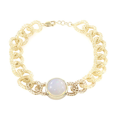 Gouden armband met een Welo-opaal (Ornaments by de Melo)
