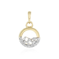 Gouden hanger met SI1 (H) Diamanten
