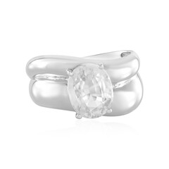Zilveren ring met een zirkoon (de Melo)